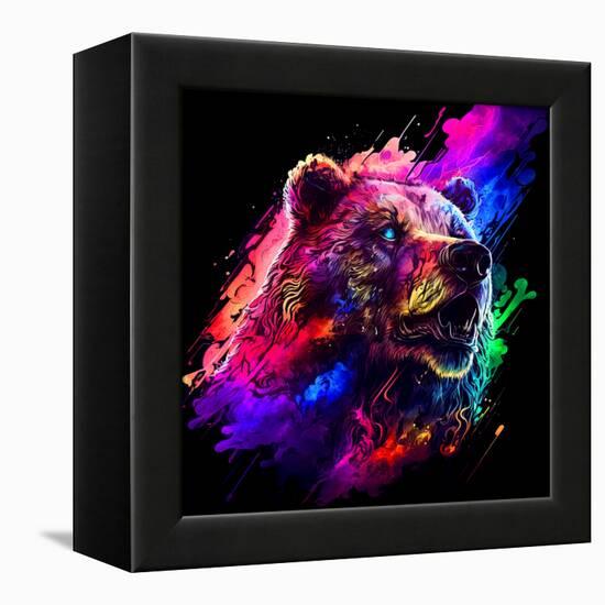 Grizzly 2-null-Framed Stretched Canvas