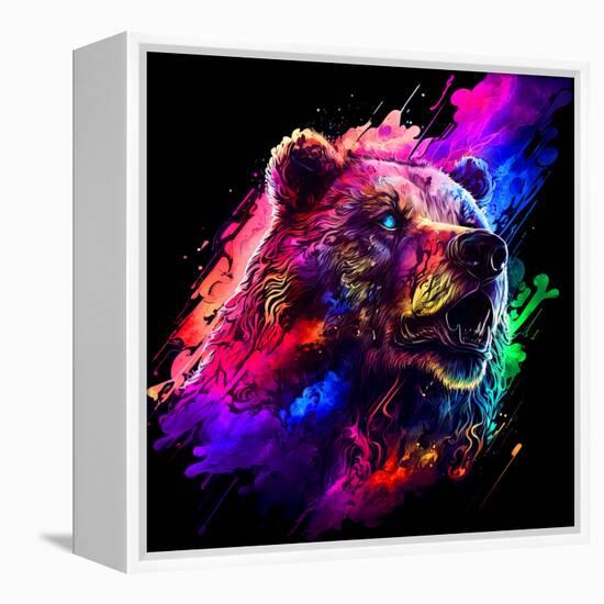 Grizzly 2-null-Framed Stretched Canvas