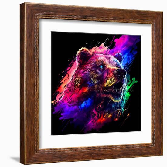 Grizzly 2-null-Framed Art Print
