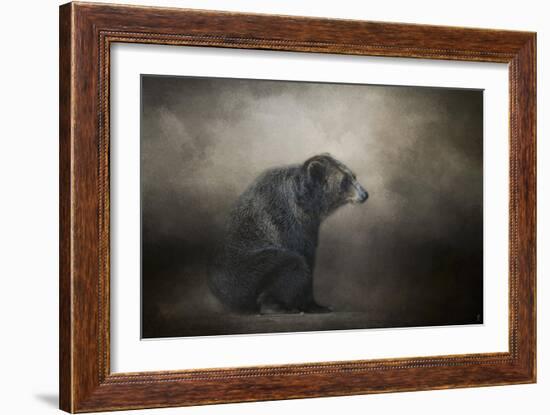 Grizzly at Rest-Jai Johnson-Framed Giclee Print