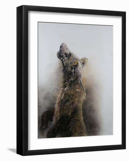 Grizzly bear 3, 2009-Odile Kidd-Framed Giclee Print