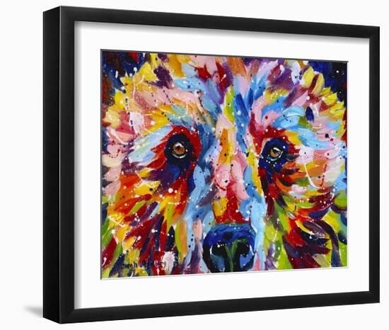 Grizzly Bear-Sarah Stribbling-Framed Art Print