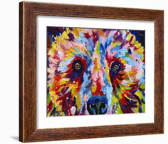 Grizzly Bear-Sarah Stribbling-Framed Art Print