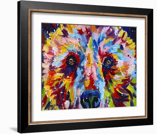 Grizzly Bear-Sarah Stribbling-Framed Art Print