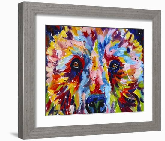 Grizzly Bear-Sarah Stribbling-Framed Art Print