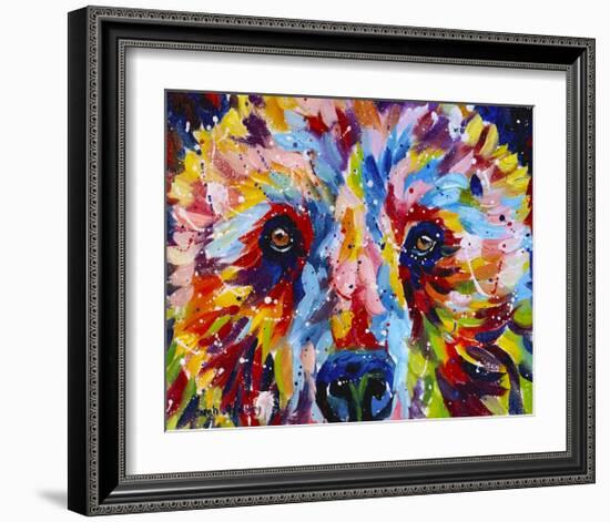 Grizzly Bear-Sarah Stribbling-Framed Art Print