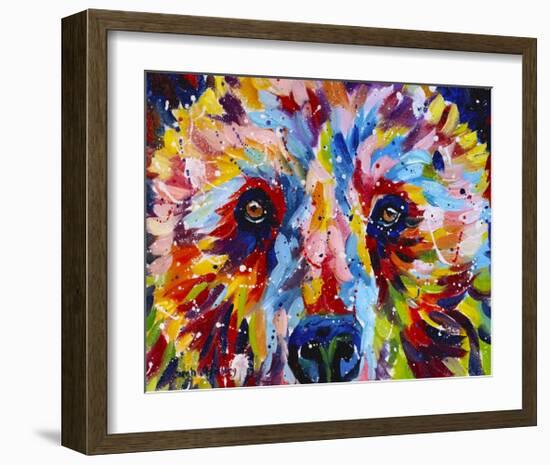 Grizzly Bear-Sarah Stribbling-Framed Art Print