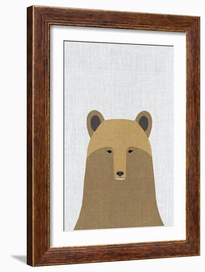 Grizzly Bear-Annie Bailey Art-Framed Art Print