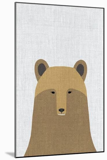 Grizzly Bear-Annie Bailey Art-Mounted Art Print