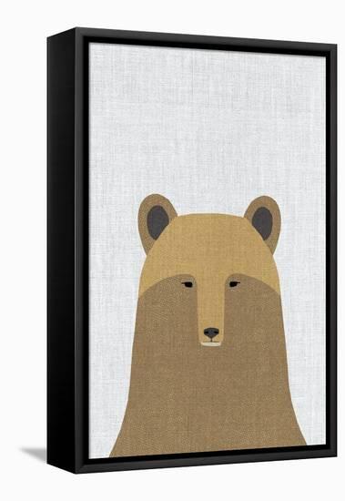 Grizzly Bear-Annie Bailey Art-Framed Stretched Canvas