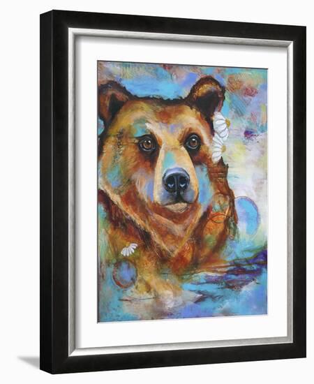 Grizzly Bear-Corina St. Martin-Framed Giclee Print