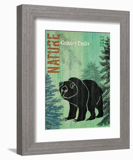 Grizzly Peaks-Bee Sturgis-Framed Art Print
