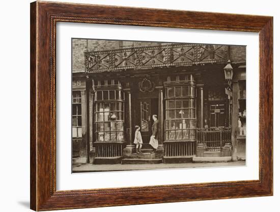 Grocery Shop at 56 Artillery Lane, Off Bishopsgate, from 'Wonderful London', Published 1926-27-English Photographer-Framed Giclee Print