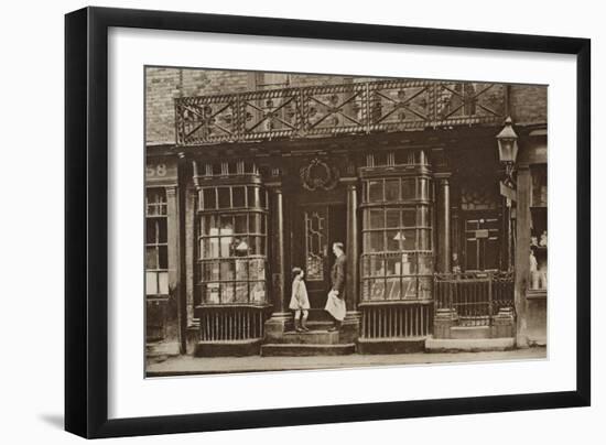 Grocery Shop at 56 Artillery Lane, Off Bishopsgate, from 'Wonderful London', Published 1926-27-English Photographer-Framed Giclee Print