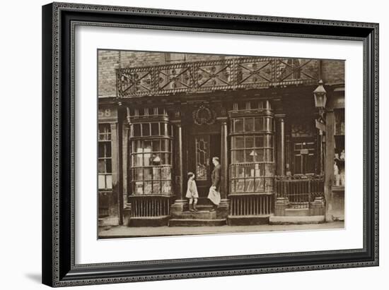 Grocery Shop at 56 Artillery Lane, Off Bishopsgate, from 'Wonderful London', Published 1926-27-English Photographer-Framed Giclee Print