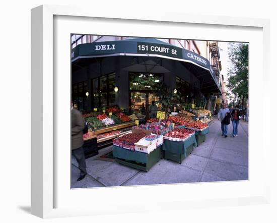 Grocery Shop, Brooklyn, New York, New York State, USA-Yadid Levy-Framed Photographic Print