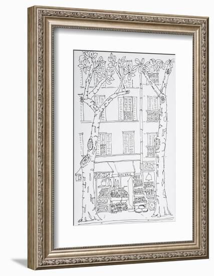 Grocery store along Rue Brea, Paris, France-Richard Lawrence-Framed Photographic Print