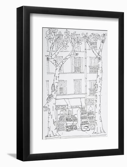 Grocery store along Rue Brea, Paris, France-Richard Lawrence-Framed Photographic Print