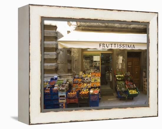 Grocery Store, Cortona, Tuscany, Italy, Euope-Angelo Cavalli-Framed Premier Image Canvas