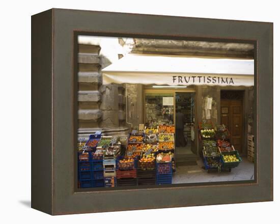 Grocery Store, Cortona, Tuscany, Italy, Euope-Angelo Cavalli-Framed Premier Image Canvas