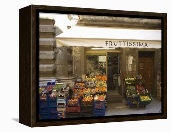 Grocery Store, Cortona, Tuscany, Italy, Euope-Angelo Cavalli-Framed Premier Image Canvas