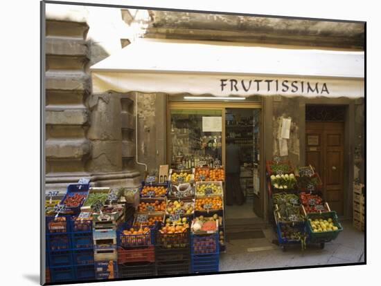 Grocery Store, Cortona, Tuscany, Italy, Euope-Angelo Cavalli-Mounted Photographic Print