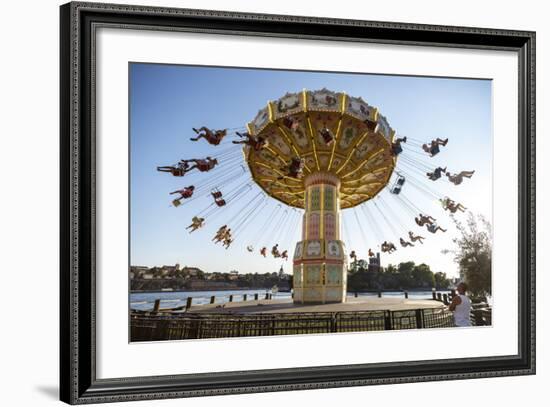 Grona Lund Amusement Park, Djurgarden, Stockholm, Sweden, Scandinavia, Europe-Yadid Levy-Framed Photographic Print