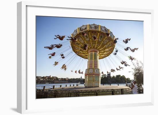 Grona Lund Amusement Park, Djurgarden, Stockholm, Sweden, Scandinavia, Europe-Yadid Levy-Framed Photographic Print