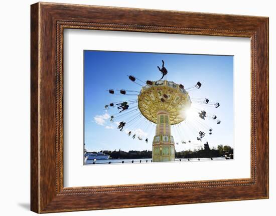 Grona Lund, an Amusement Park. it Is Located on the Djurgarden Island Since 1883. Stockholm, Sweden-Mauricio Abreu-Framed Photographic Print