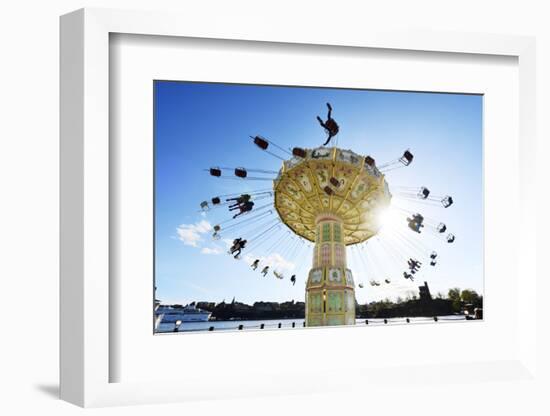 Grona Lund, an Amusement Park. it Is Located on the Djurgarden Island Since 1883. Stockholm, Sweden-Mauricio Abreu-Framed Photographic Print