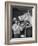 Groom Cleaning Horse's Teeth During Filming of the Movie "The Ziegfeld Follies"-John Florea-Framed Photographic Print