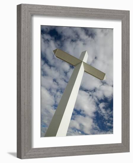 Groom, Cross of Our Lord, Panhandle Area, Texas, USA-Walter Bibikow-Framed Photographic Print