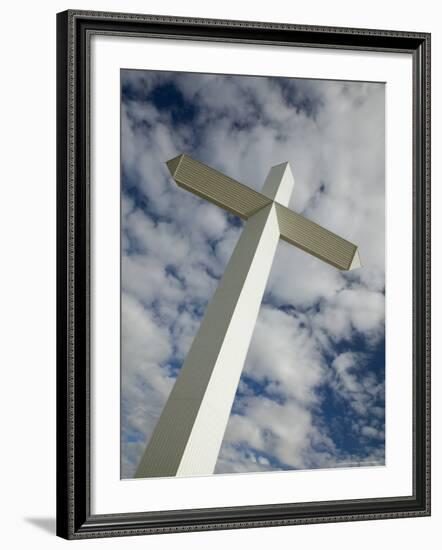 Groom, Cross of Our Lord, Panhandle Area, Texas, USA-Walter Bibikow-Framed Photographic Print