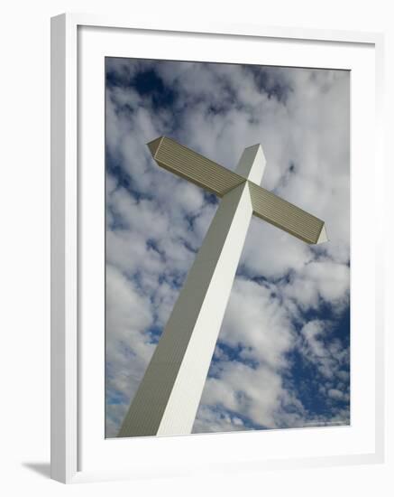 Groom, Cross of Our Lord, Panhandle Area, Texas, USA-Walter Bibikow-Framed Photographic Print