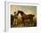 Groom Feeding a Bay Hunter in a Landscape-George Stubbs-Framed Giclee Print