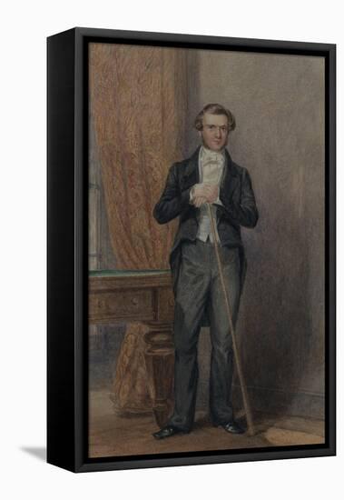 Groom of Chambers-William Henry Hunt-Framed Premier Image Canvas