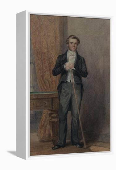 Groom of Chambers-William Henry Hunt-Framed Premier Image Canvas