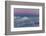 Groomer at Dusk at Whitefish Mountain Resort in Whitefish, Montana, Usa-Chuck Haney-Framed Photographic Print