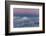 Groomer at Dusk at Whitefish Mountain Resort in Whitefish, Montana, Usa-Chuck Haney-Framed Photographic Print