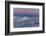 Groomer at Dusk at Whitefish Mountain Resort in Whitefish, Montana, Usa-Chuck Haney-Framed Photographic Print