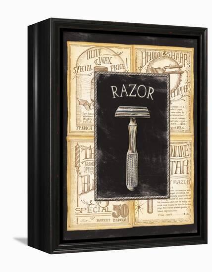 Grooming Razor-Charlene Audrey-Framed Stretched Canvas