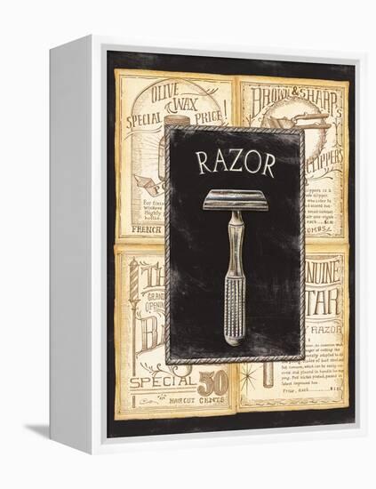 Grooming Razor-Charlene Audrey-Framed Stretched Canvas