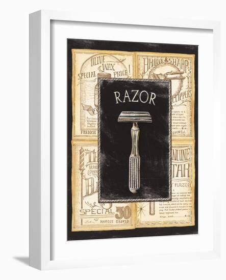 Grooming Razor-Charlene Audrey-Framed Art Print