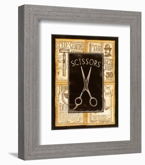 Grooming Scissors-Charlene Audrey-Framed Art Print