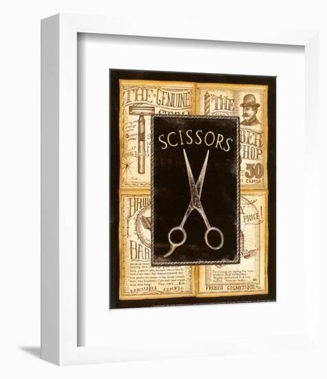 Grooming Scissors-Charlene Audrey-Framed Art Print