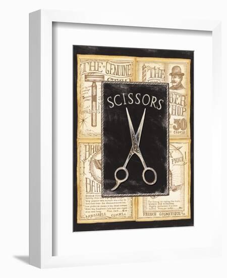 Grooming Scissors-Charlene Audrey-Framed Art Print