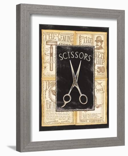 Grooming Scissors-Charlene Audrey-Framed Art Print