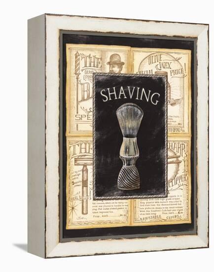 Grooming Shaving-Charlene Audrey-Framed Stretched Canvas