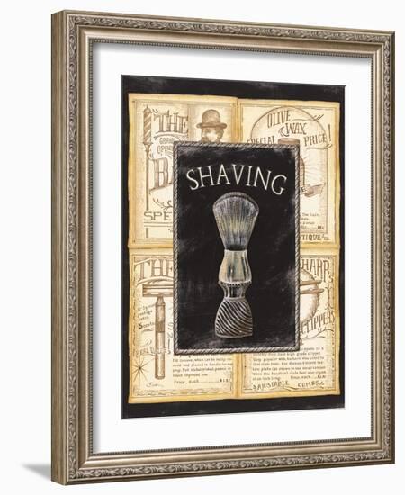 Grooming Shaving-Charlene Audrey-Framed Art Print