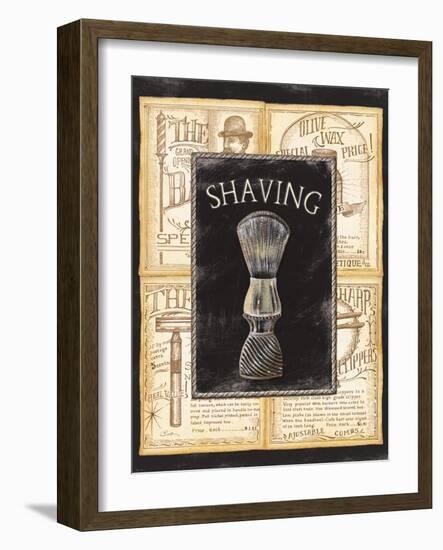 Grooming Shaving-Charlene Audrey-Framed Art Print